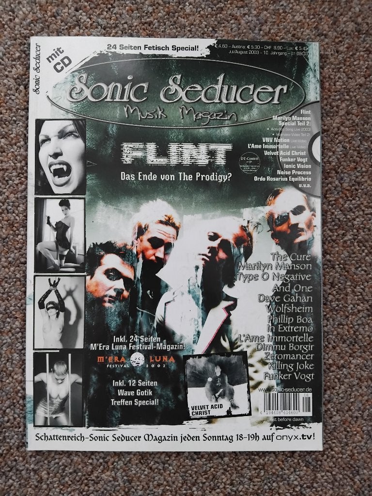 Sonic Seducer magazine, Boeken, Verzenden, Zo goed als nieuw, Muziek, Film of Tv