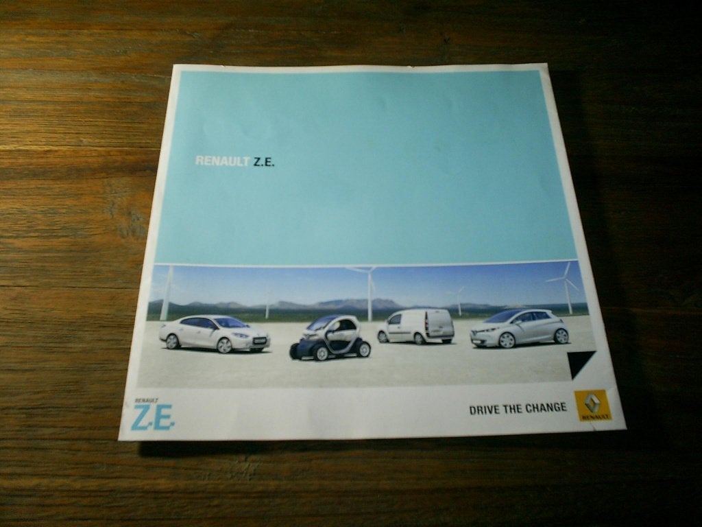 Renault Z.E. [ ZE ] 11 / 2010 8 pag., Verzenden, Zo goed als nieuw, Renault