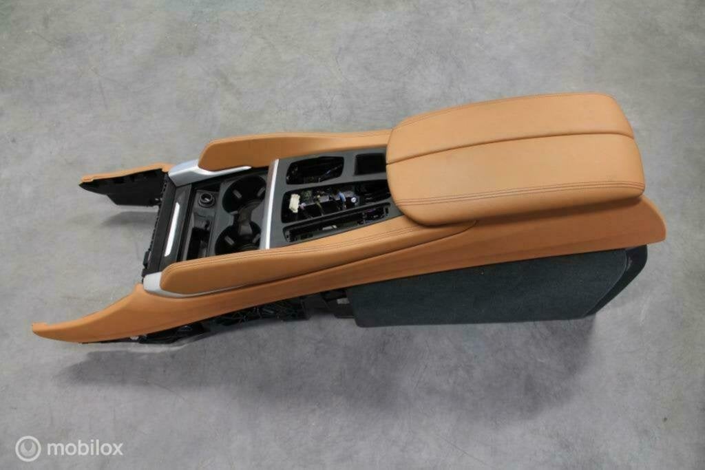 Middenconsole lichtbruin leder bmw x6 f16 (2014-heden), Auto-onderdelen