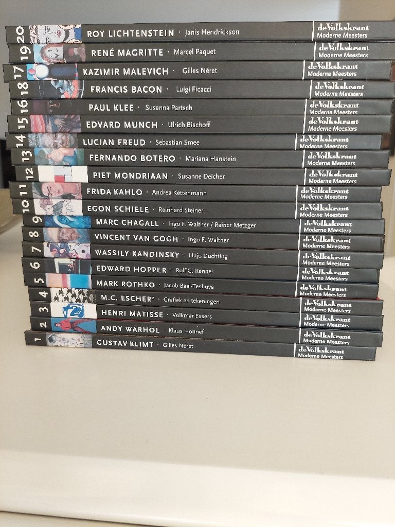 Volkskrant Moderne Meesters Taschen-uitvoering (20-delig), Ophalen of Verzenden, Nieuw, Kunst en Cultuur
