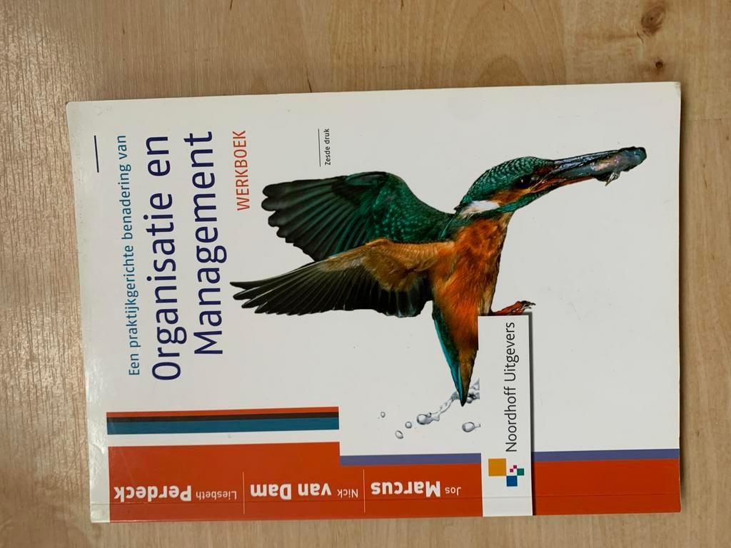 Boek Organisatie en management, Ophalen, Zo goed als nieuw, Management