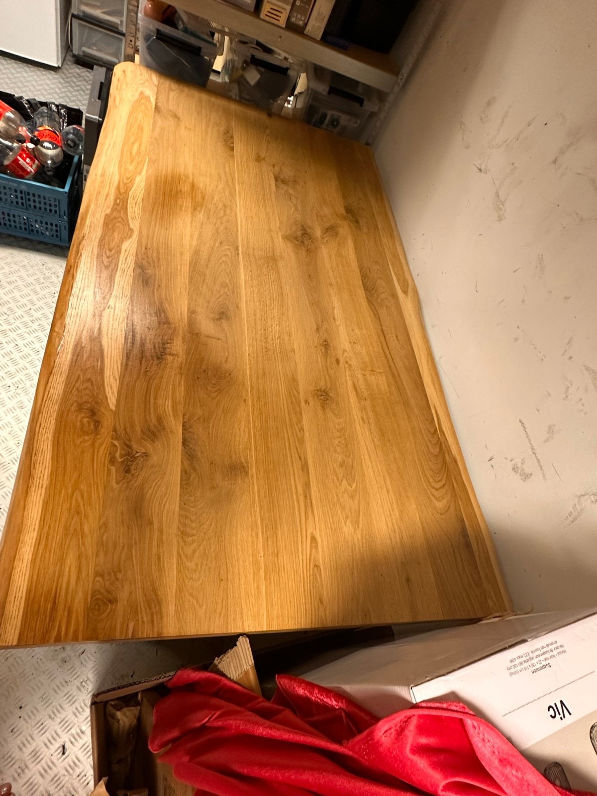 Mooie eiken boomstamtafel 75x160x90 cm, zo goed als nieuw, Huis en Inrichting, Tafels | Eettafels, Ophalen, 50 tot 100 cm, 150 tot 200 cm
