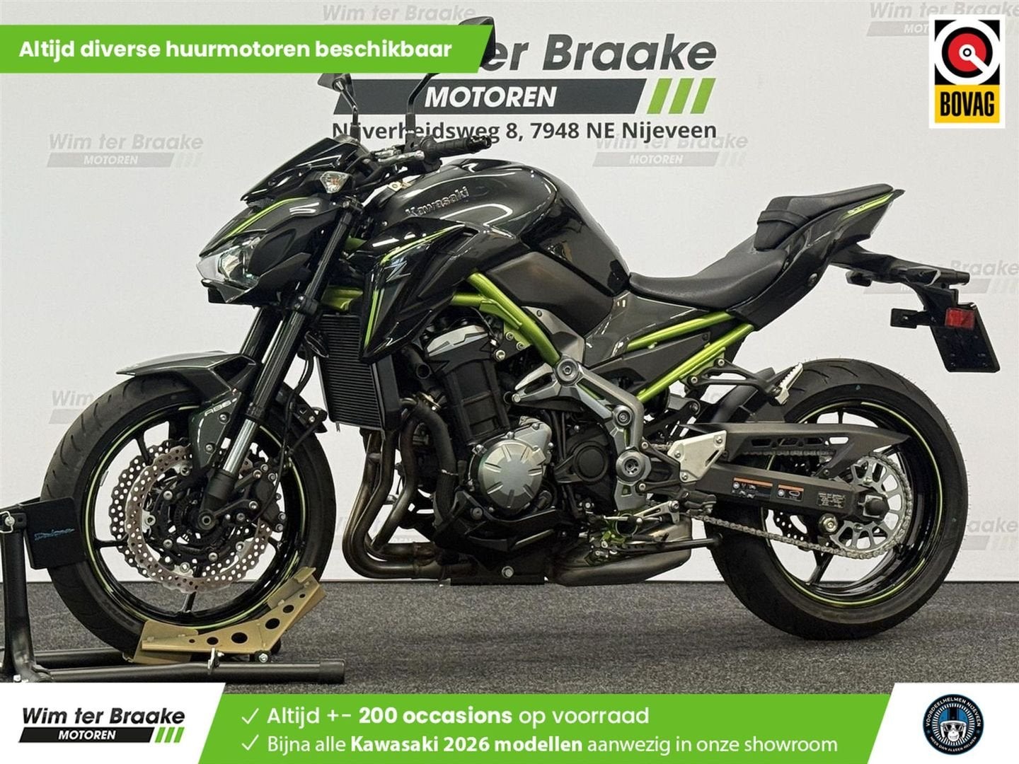 Kawasaki Z 900 e ABS (bj 2018) 13,951 km, Motoren, 4 cilinders, 948 cc, Bedrijf, Onbekend