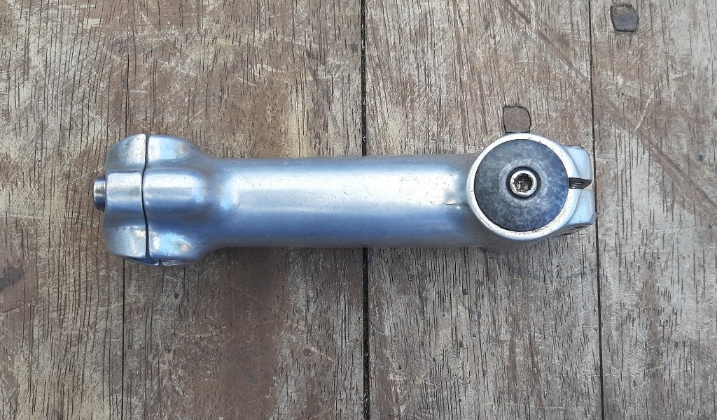 Aluminium Ahead Stuurpen Ø25,4 mm  Voorvork Ø28,6 mm Zilver, Stuur, Oldtimerfiets, Zo goed als nieuw, Aluminium
