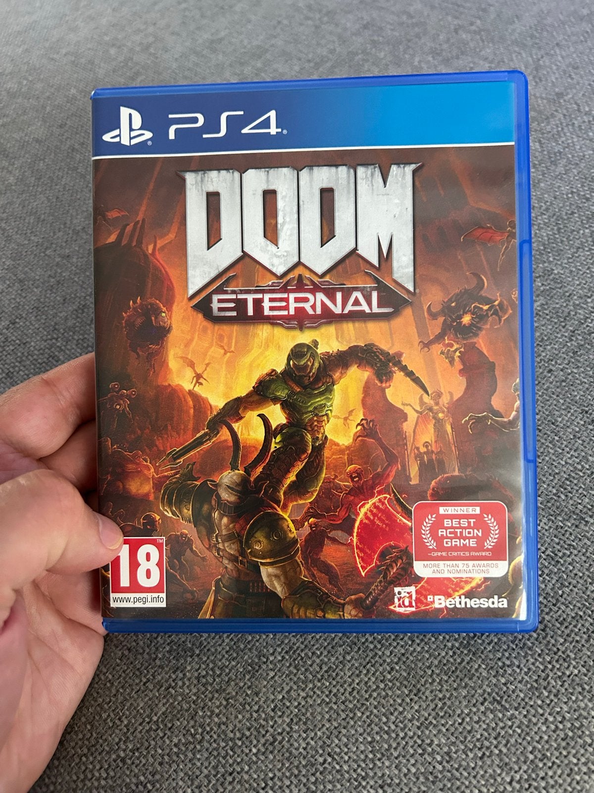 Te koop: Doom Eternal PS4, Spelcomputers en Games, Ophalen, Vanaf 18 jaar, Shooter, 1 speler
