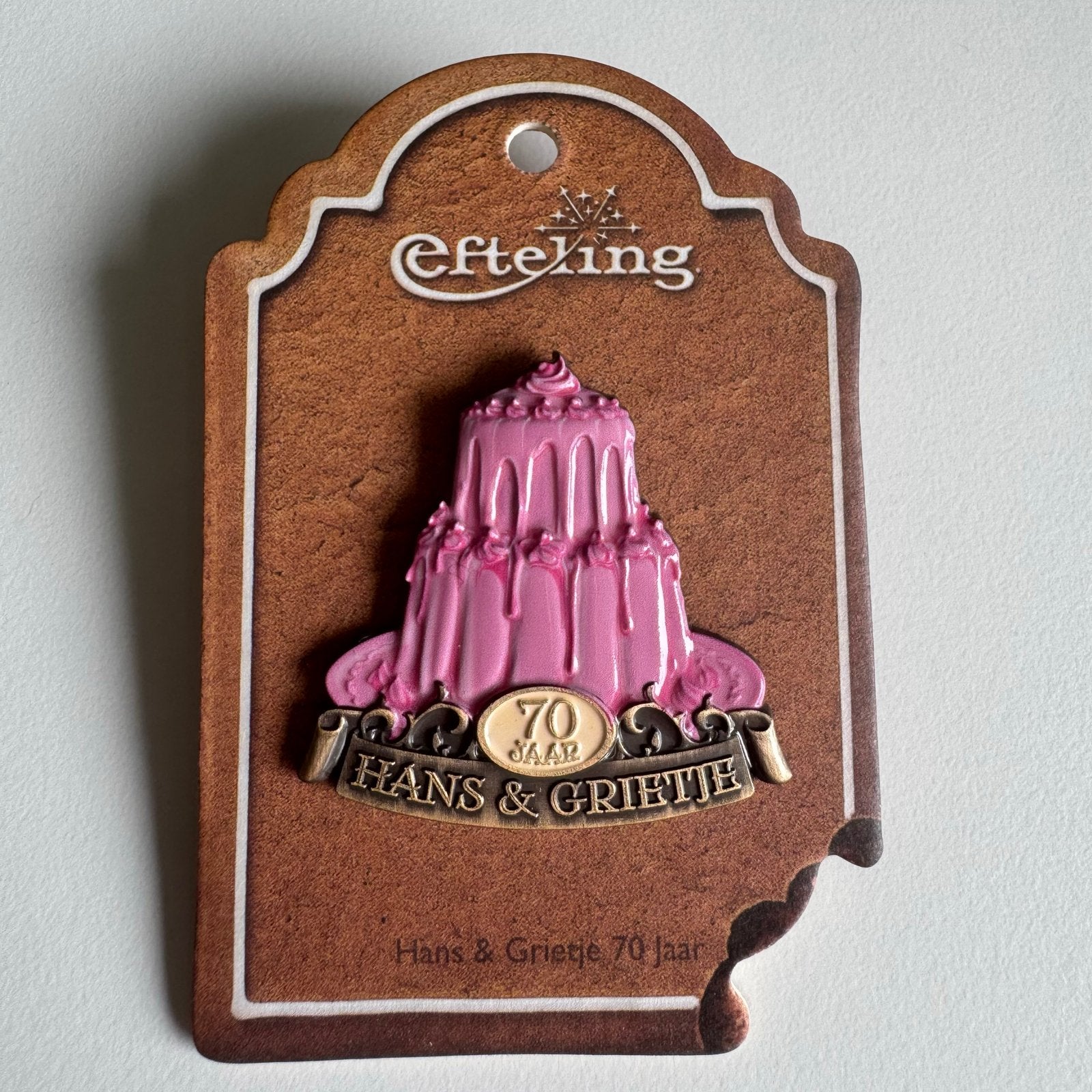 Efteling Pin - Hans & Grietje 70 jaar - EPP488, Verzenden, Nieuw, Button of Speldje