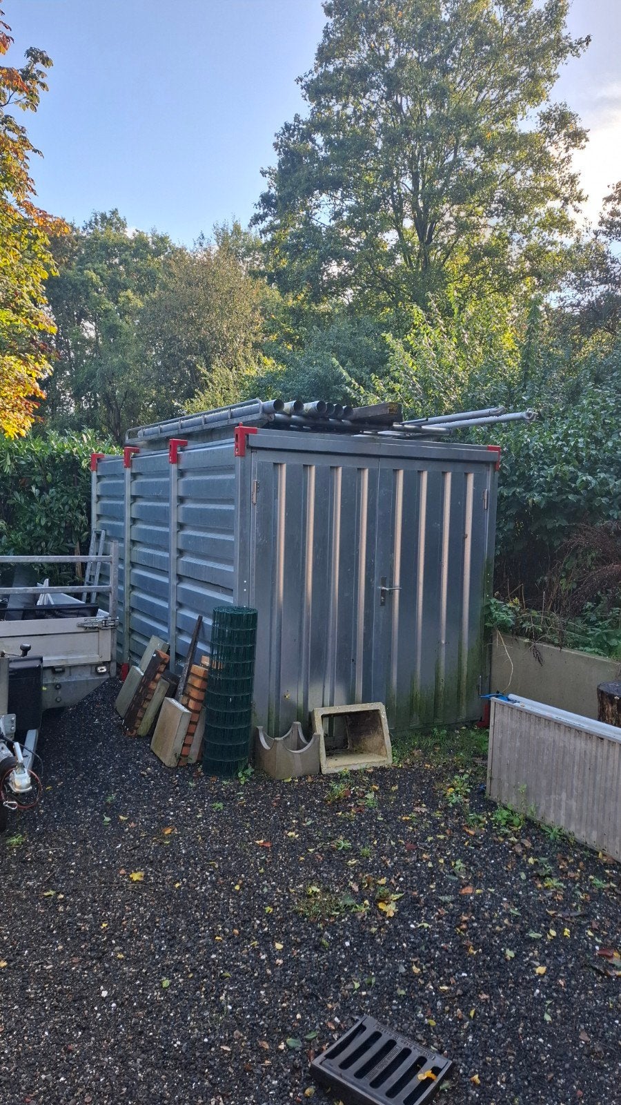 opslag container aangeboden, Tuin en Terras, Ophalen of Verzenden, Metaal, Containerberging