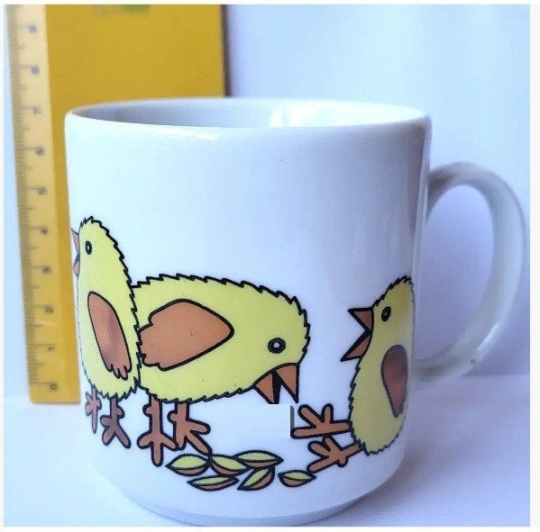 ook leuk voor Pasen. Kop mok CUP met kippen en eieren, glas, Diversen, Pasen, Ophalen of Verzenden