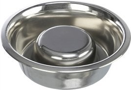 TRIXIE VOERBAK HOND SLOW FEEDING RVS 17 CM, Ophalen of Verzenden, Automatisch, Nieuw