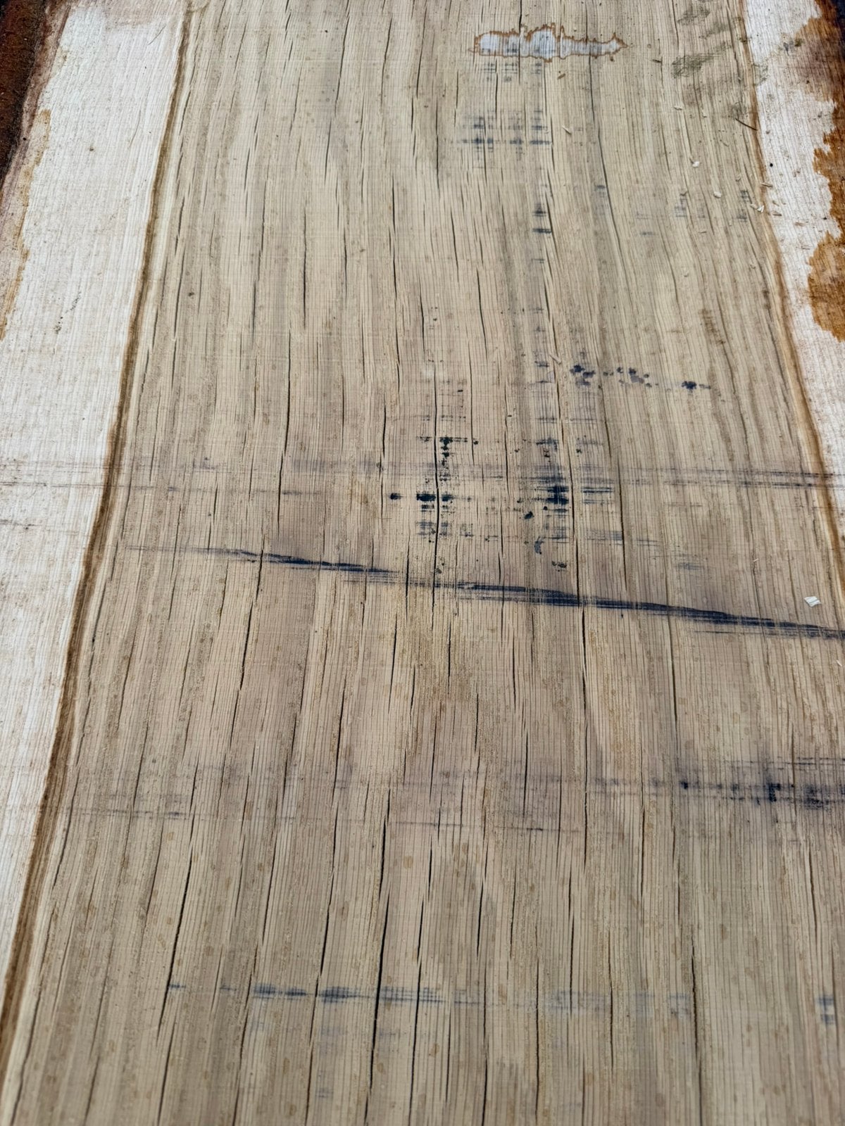 Eiken Schaaldeel 250x60x7cm, Ophalen, Zo goed als nieuw, 250 cm of meer, Balken
