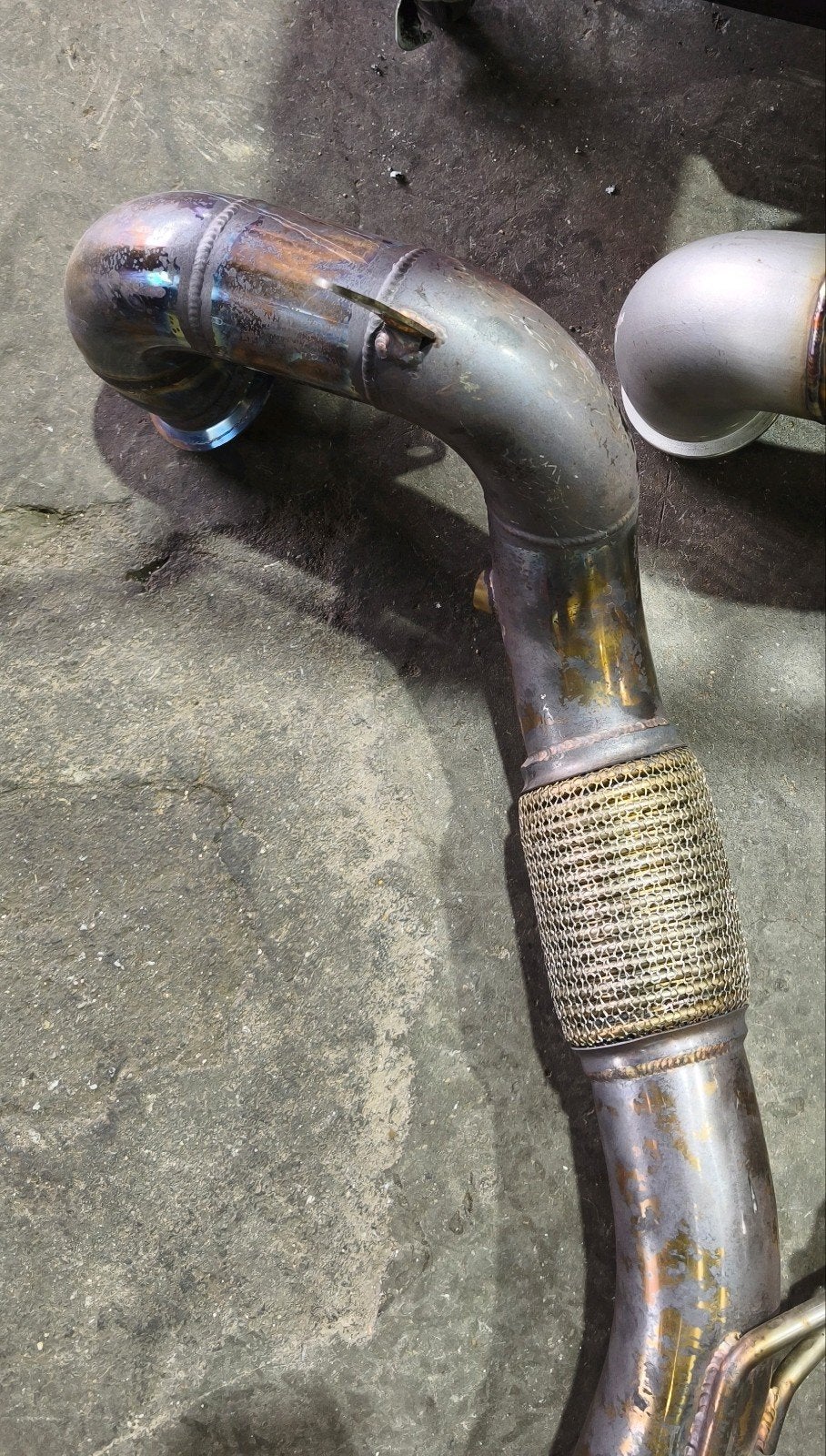 downpipe 3" Golf R 2.0 7.5/7, Ophalen of Verzenden, Gebruikt