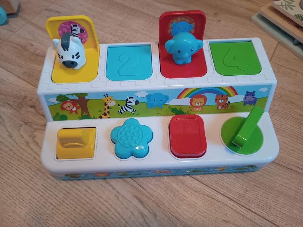 Pop-up Speelgoed met Dieren en Nummers, Kinderen en Baby's, Speelgoed | Babyspeelgoed, Ophalen, Zo goed als nieuw, Overige typen