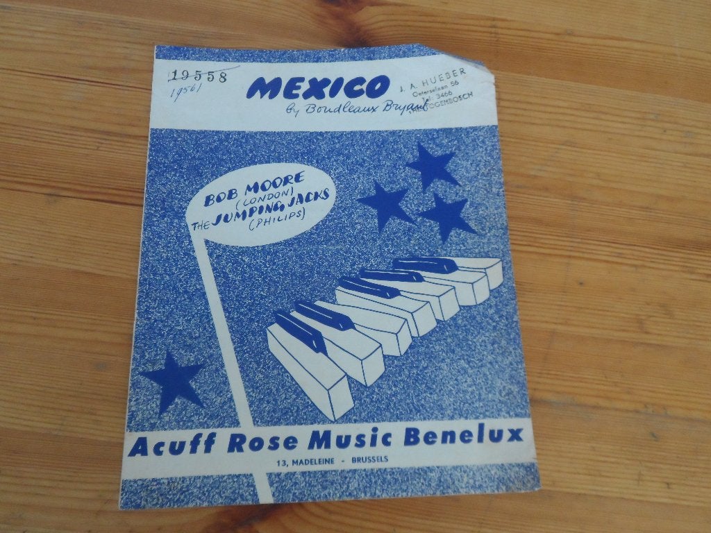 Mexico - boudleaux bryant, Muziek en Instrumenten, Bladmuziek, Gebruikt, Gitaar, Ophalen of Verzenden, Artiest of Componist
