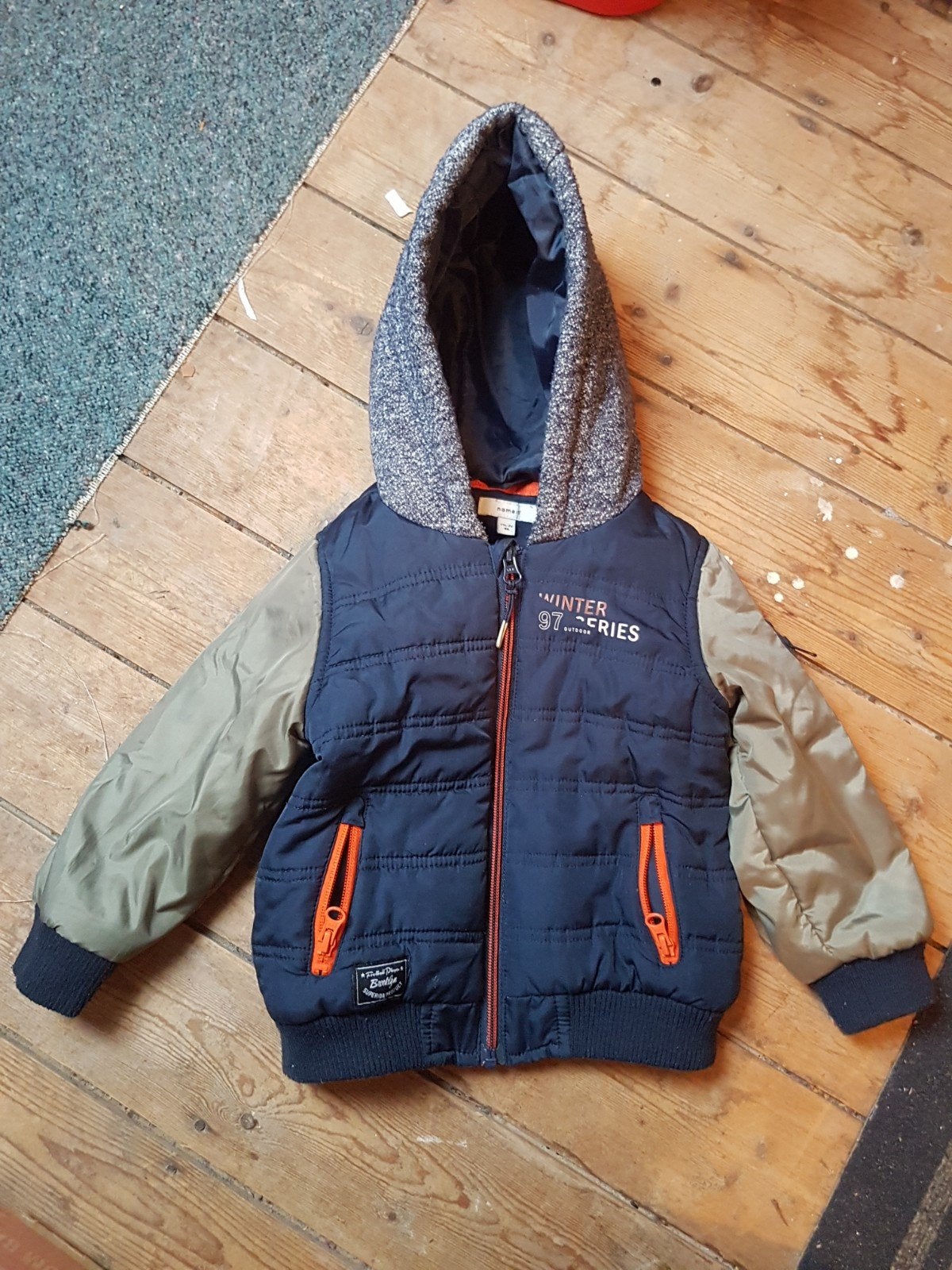 Stoere jongens winterjas - Name It - Maat 92, Kinderen en Baby's, Gebruikt, Ophalen of Verzenden, Jas, Jongen