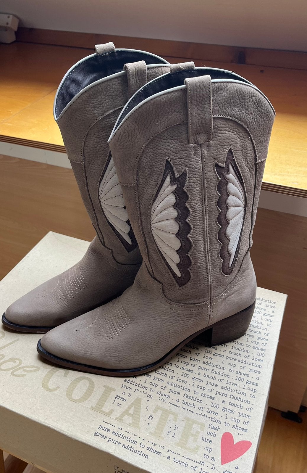 Cowboylaarzen Shoecolate, Kleding | Dames, Ophalen of Verzenden, Zo goed als nieuw, Zwart, Hoge laarzen