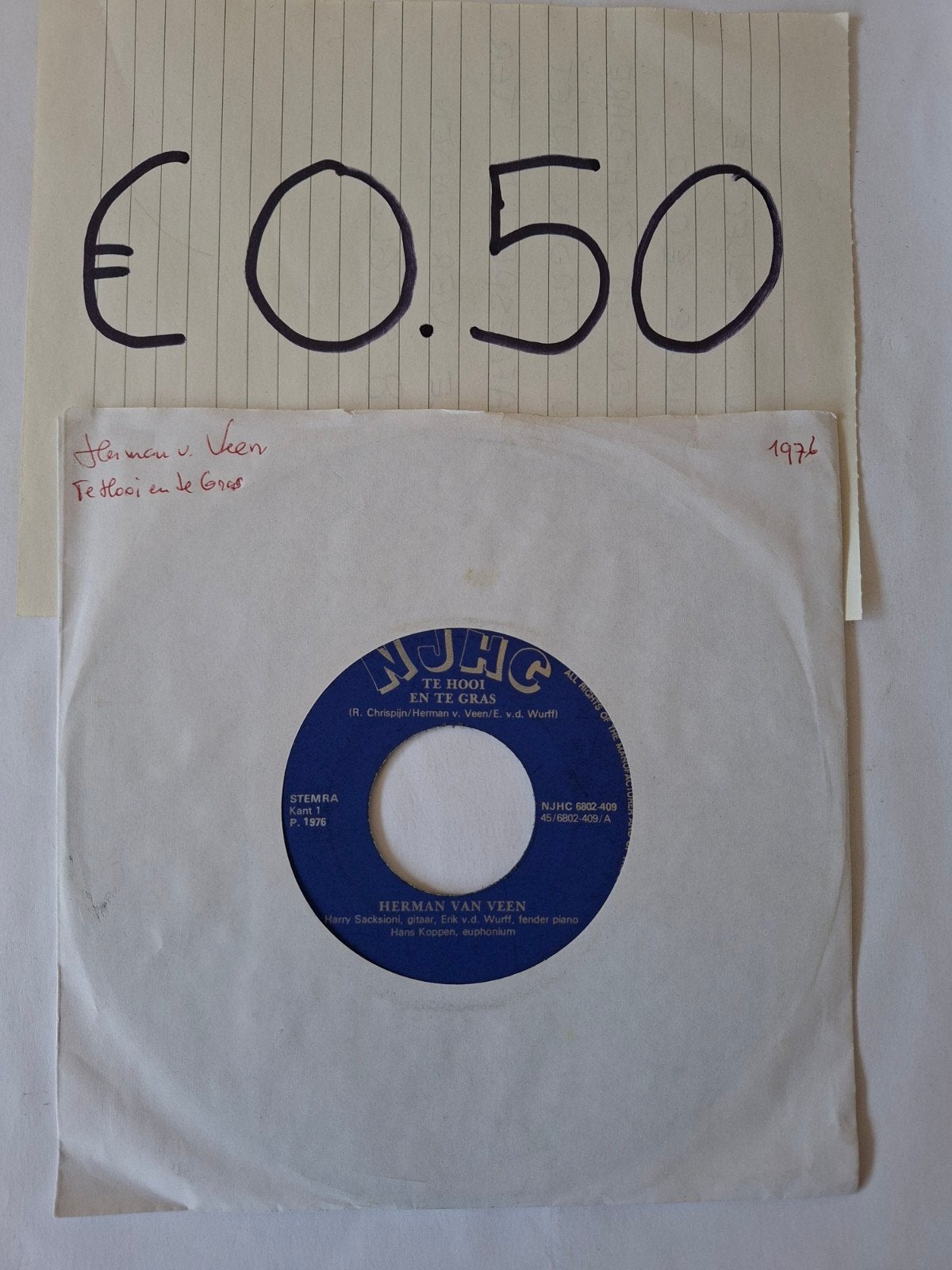 Herman van Veen, Ophalen of Verzenden, Gebruikt, 7 inch, Levenslied of Smartlap