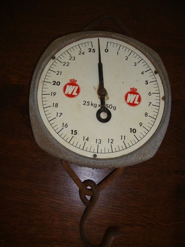 Unster of hangende weegschaal van WL, Ophalen, Gebruikt, Hangweegschaal, Minder dan 50 kg