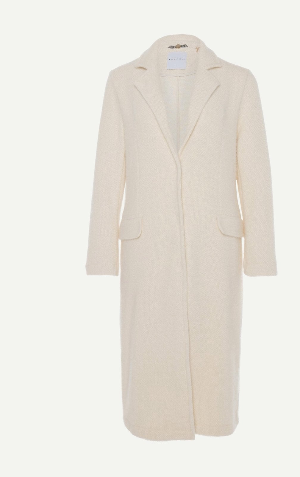 Fluffy herfst jas vest off white maat 36 Rino Pelle, Ophalen of Verzenden, Zo goed als nieuw, Maat 36 (S), Beige