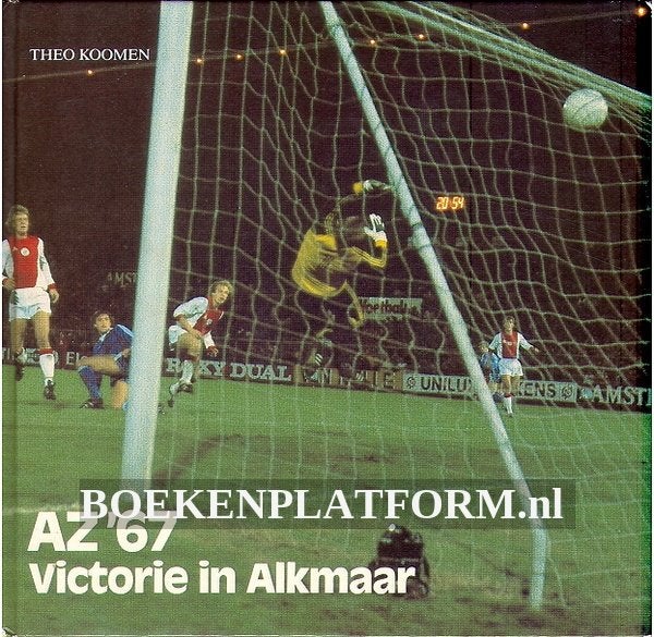 AZ 67 Victorie in Alkmaar, Verzamelen, Ophalen of Verzenden, Zo goed als nieuw, Buitenlandse clubs, Vaantje of Sjaal