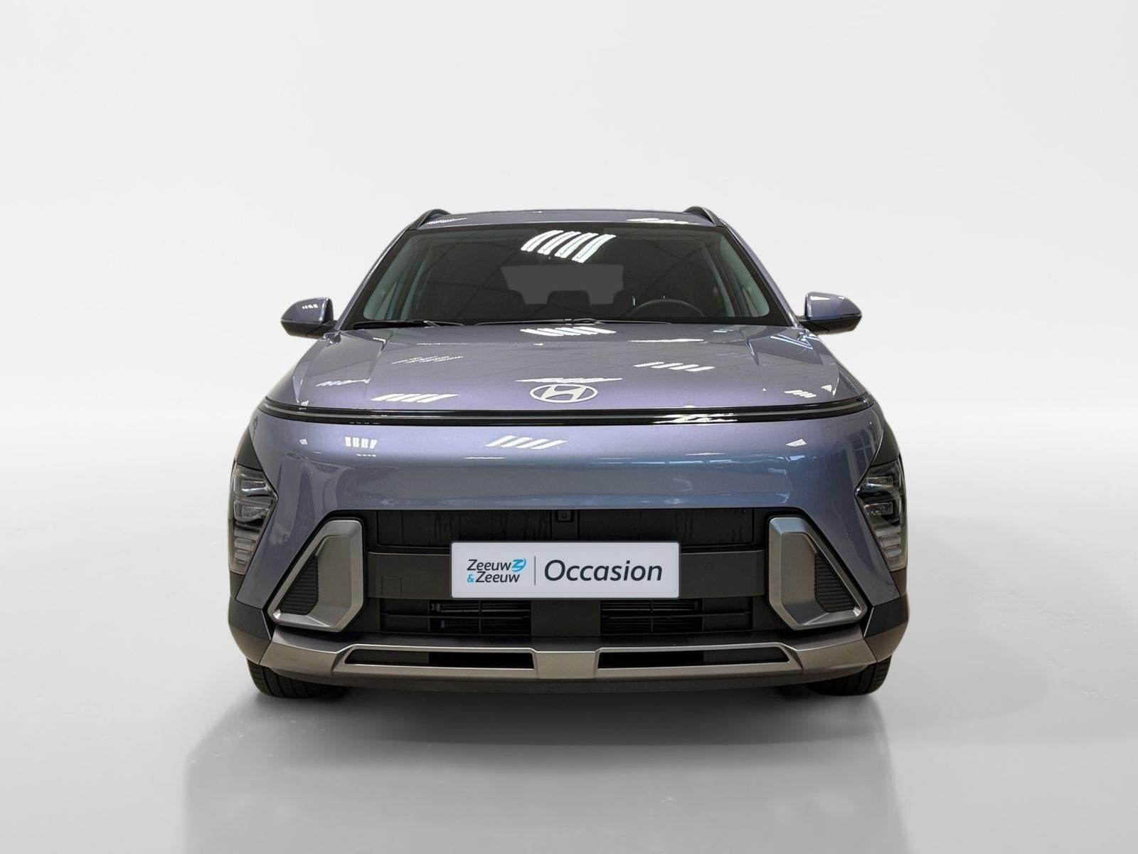 Hyundai Kona 1.6 HYBRID | PREMIUM | AUTOMAAT | LEDER | NL-AU, Auto's, 12 maanden, Gebruikt, Blauw, Origineel Nederlands
