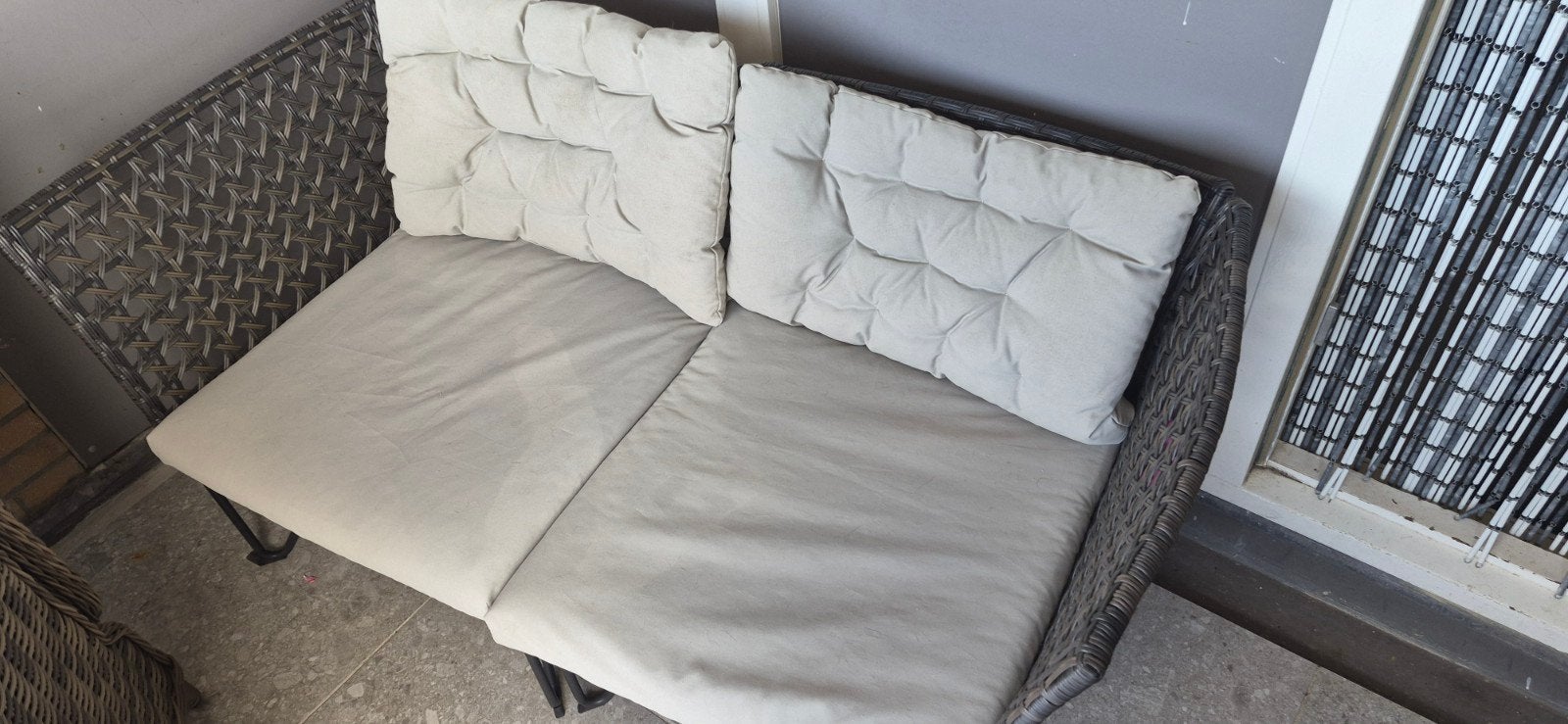 Ikea bank JUTHOLMEN, Ophalen, Zo goed als nieuw, Kunststof