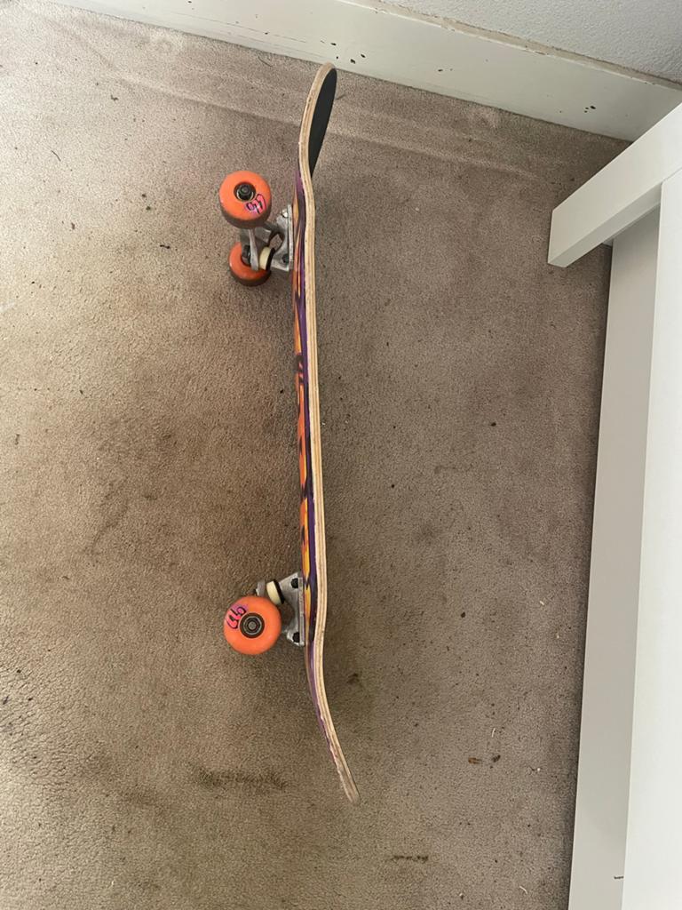 Skateboard met graffiti-design, Ophalen, Gebruikt, Skateboard