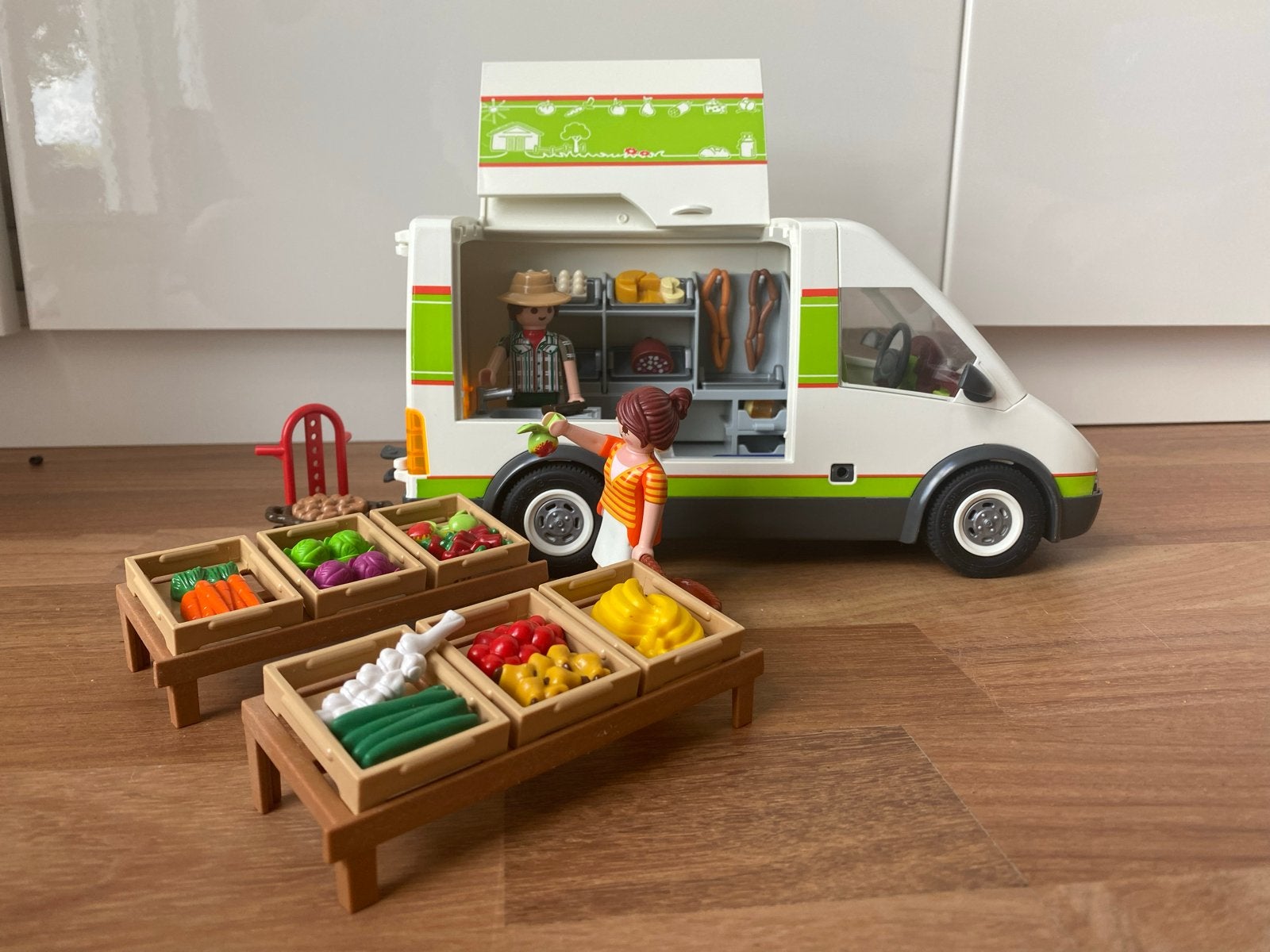 Playmobil Groentewagen met accessoires, Ophalen of Verzenden, Gebruikt, Complete set