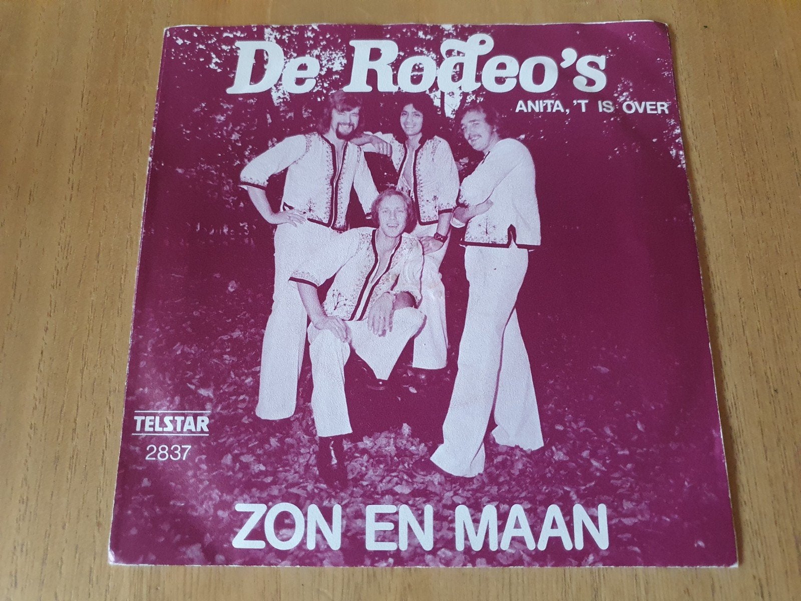 De Rodeo's - Zon en Maan(Piraten) Zeldzame single Telstar, Cd's en Dvd's, Vinyl | Nederlandstalig, Ophalen of Verzenden, Zo goed als nieuw