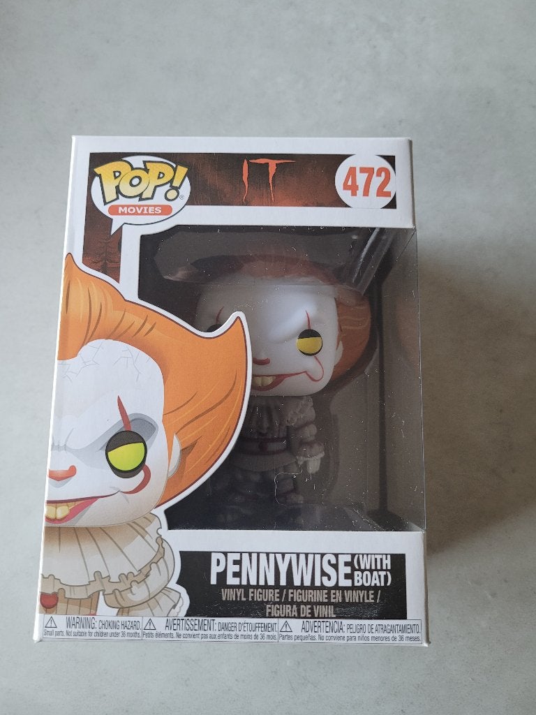 Funko Pop! Pennywise (with Boat) 472  IT, Ophalen of Verzenden, Zo goed als nieuw