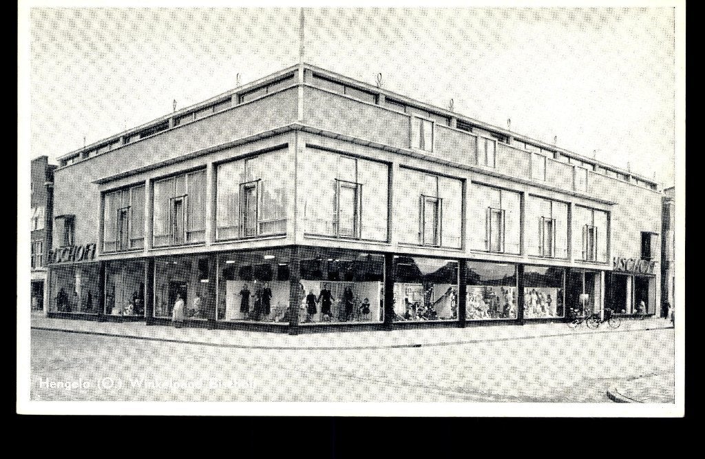 Hengelo (Ov.), Winkelpand Kledingwinkel Bischoff, ca. 1936, Verzenden, 1920 tot 1940, Ongelopen, Overijssel