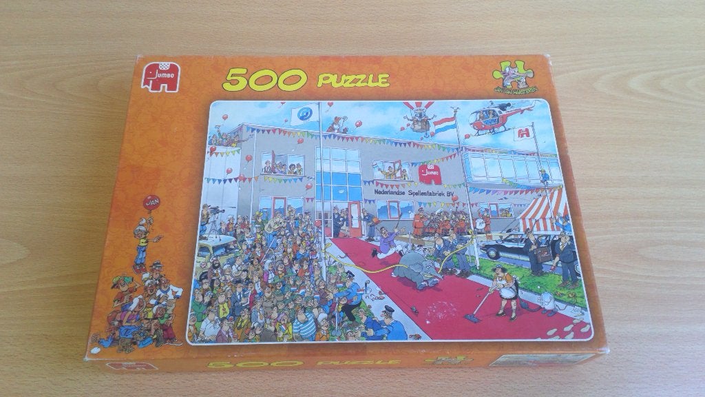 Jan van Haasteren DE OPENING, Ophalen of Verzenden, 500 t/m 1500 stukjes, Gebruikt, Legpuzzel