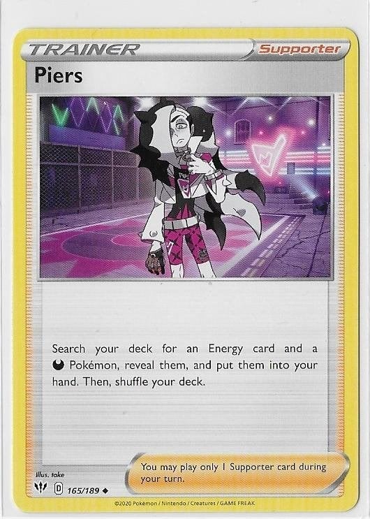 Darkness Ablaze,  Piers [uncommon] 165/189, Verzenden, Nieuw, Losse kaart