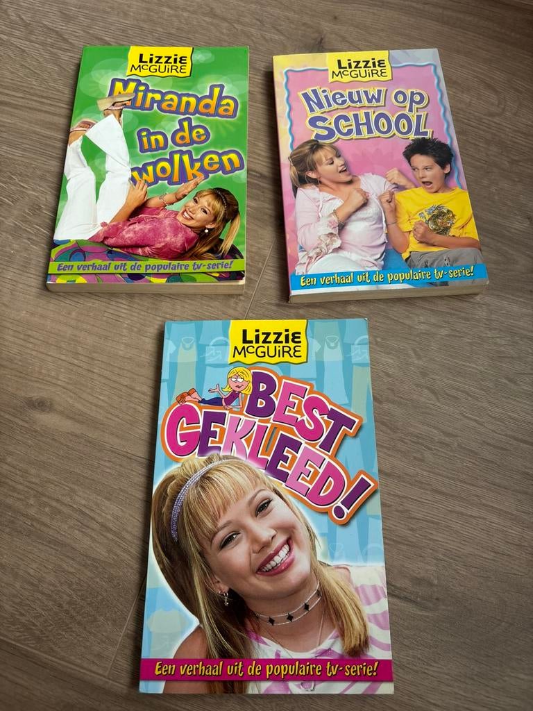 3 boeken lizzy McQuire, Boeken, Ophalen of Verzenden, Zo goed als nieuw