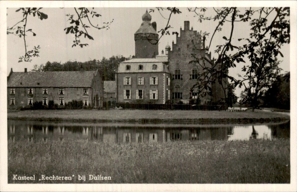 Dalfsen - Kasteel Rechteren - Ansichtkaart, Ophalen of Verzenden, Voor 1920, Gelopen, Overijssel