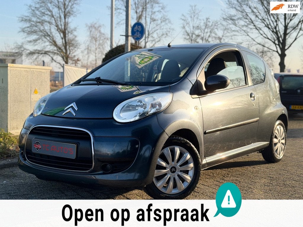 Citroen C1 1.0-12V AUTOMAAT nieuwe apk, Auto's, Euro 5, Gebruikt, 4 stoelen, C1