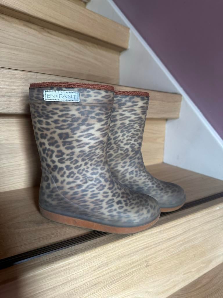 Enfant gevoerde winterlaarsjes maat 24 panter, Kinderen en Baby's, Kinderkleding | Schoenen en Sokken, Ophalen of Verzenden, Gebruikt