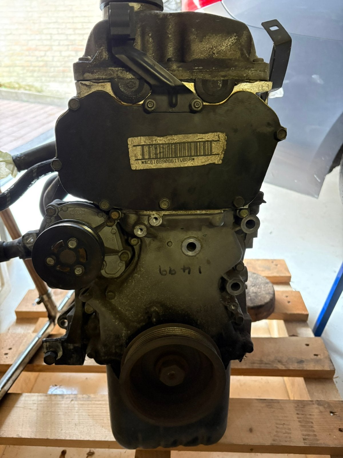 Motorblok starter katalysator, Ophalen, Nissan