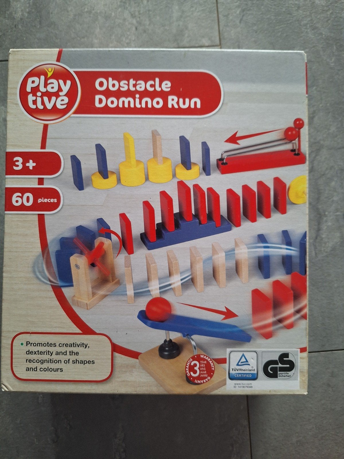 Playtive Obstacle Domino Run - 60 delig, Ophalen of Verzenden, Nieuw, Overige typen