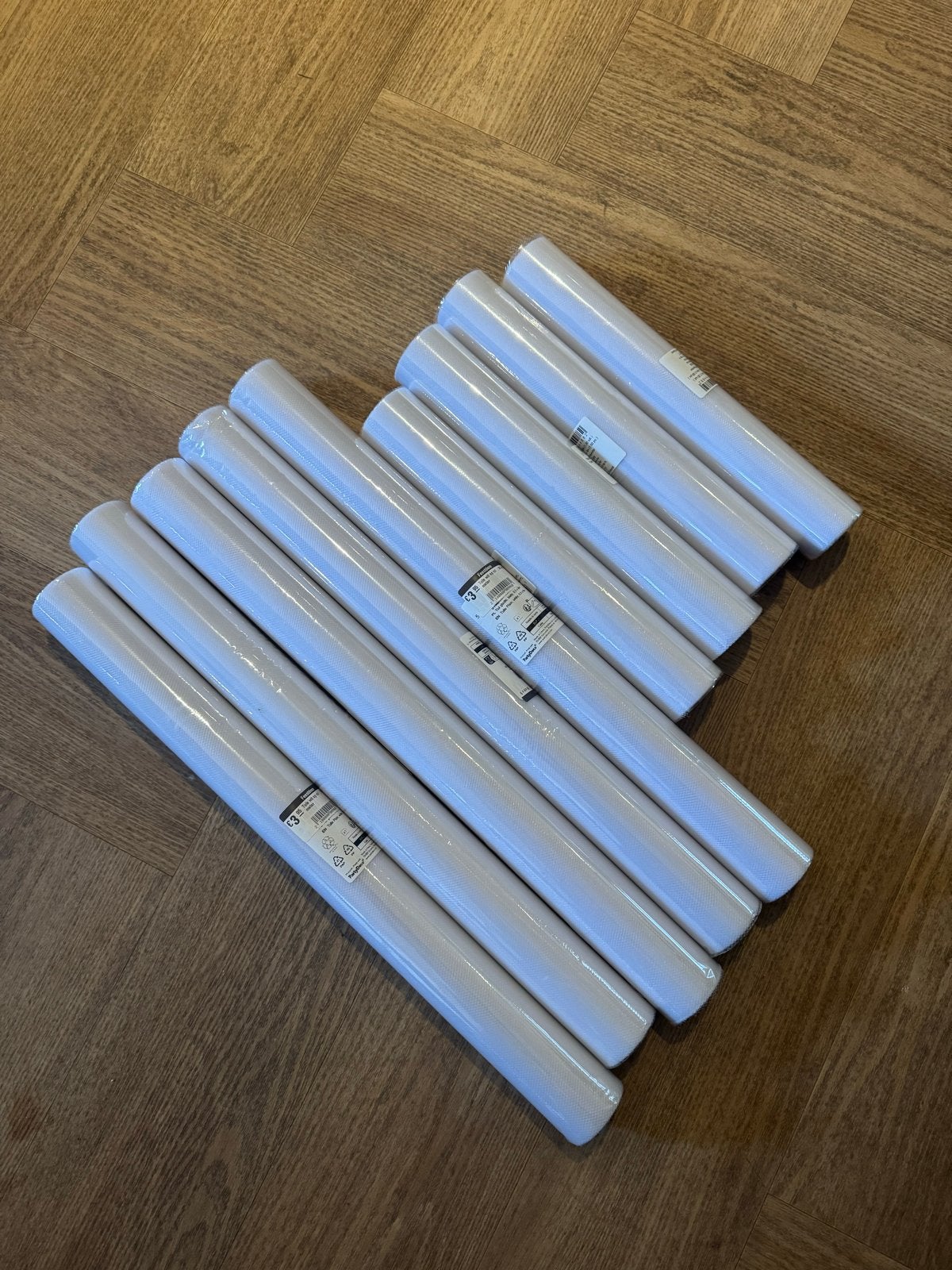 Witte Tule op rol - 50 cm x 9 meter - Feestdecoratie, Ophalen of Verzenden, Nieuw, Versiering, Overige