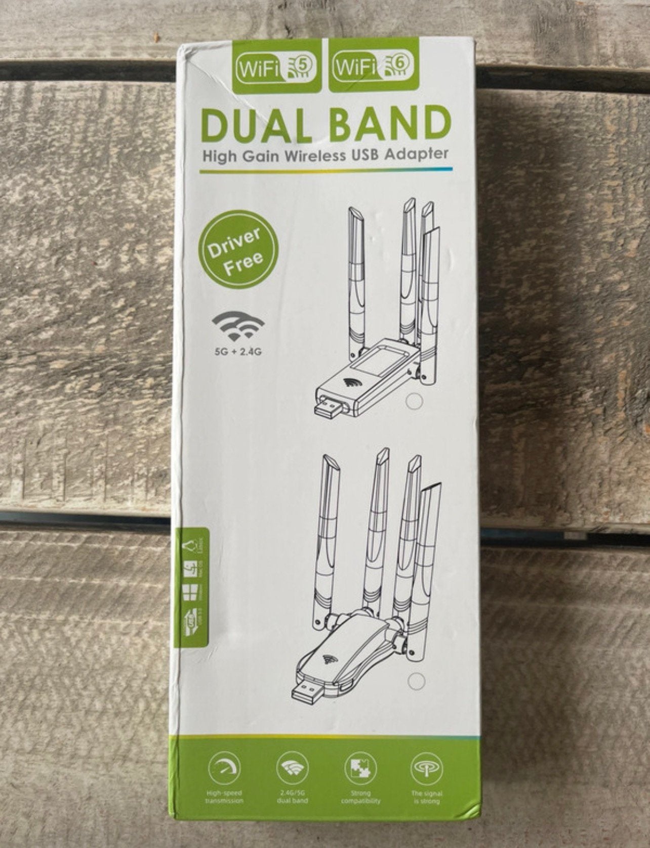WiFi 6 & Bluetooth 5.4 USB 3.0 Adapter, Ophalen of Verzenden, Zo goed als nieuw