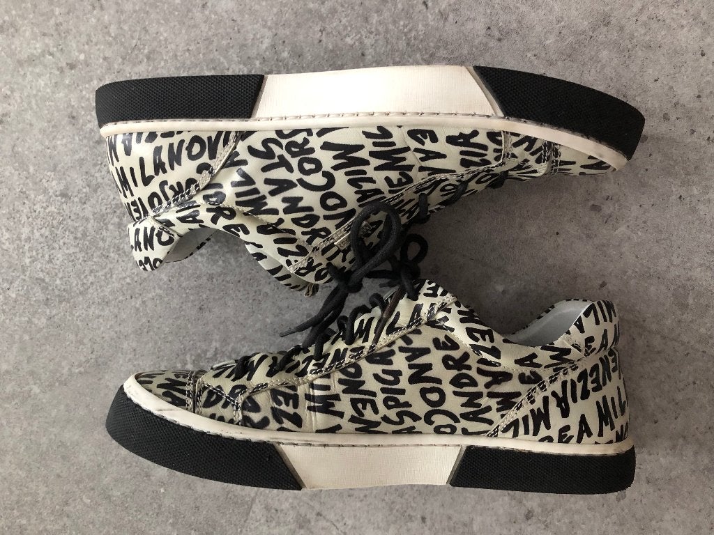 Iconische sneakers van Luciano Padovan maat 39, Wit, Ophalen of Verzenden, Sneakers of Gympen, Zo goed als nieuw