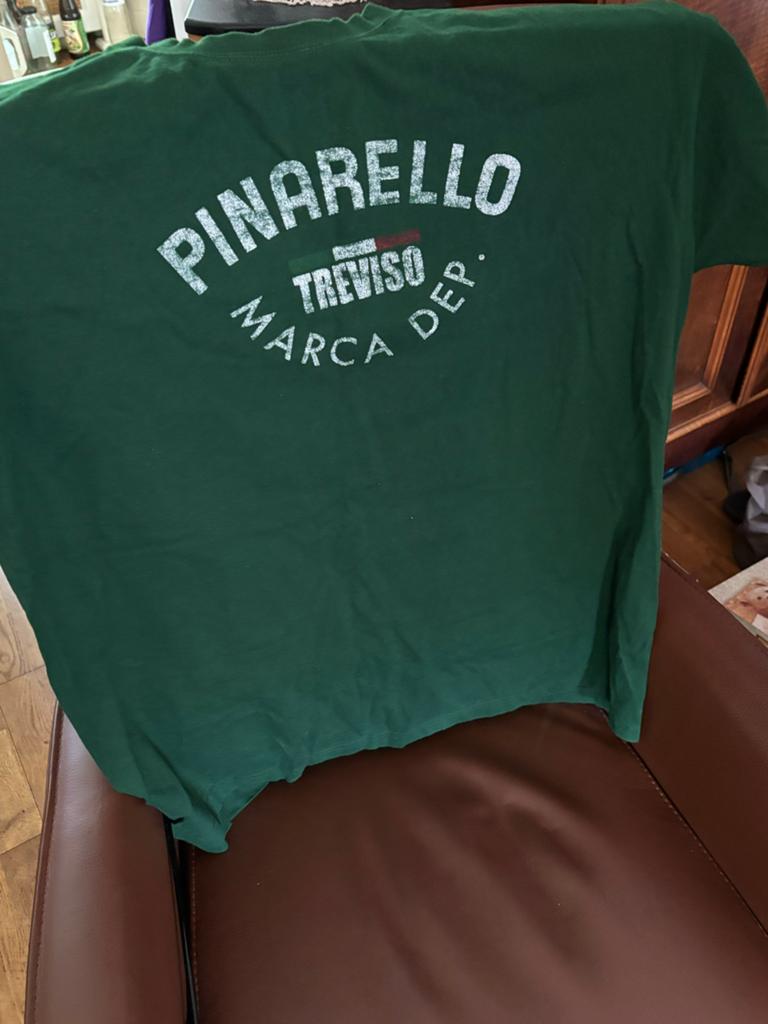 Pinarello Treviso T-shirt - Groen - Maat XXL, Ophalen of Verzenden, Gedragen, Maat 56/58 (XL), Groen