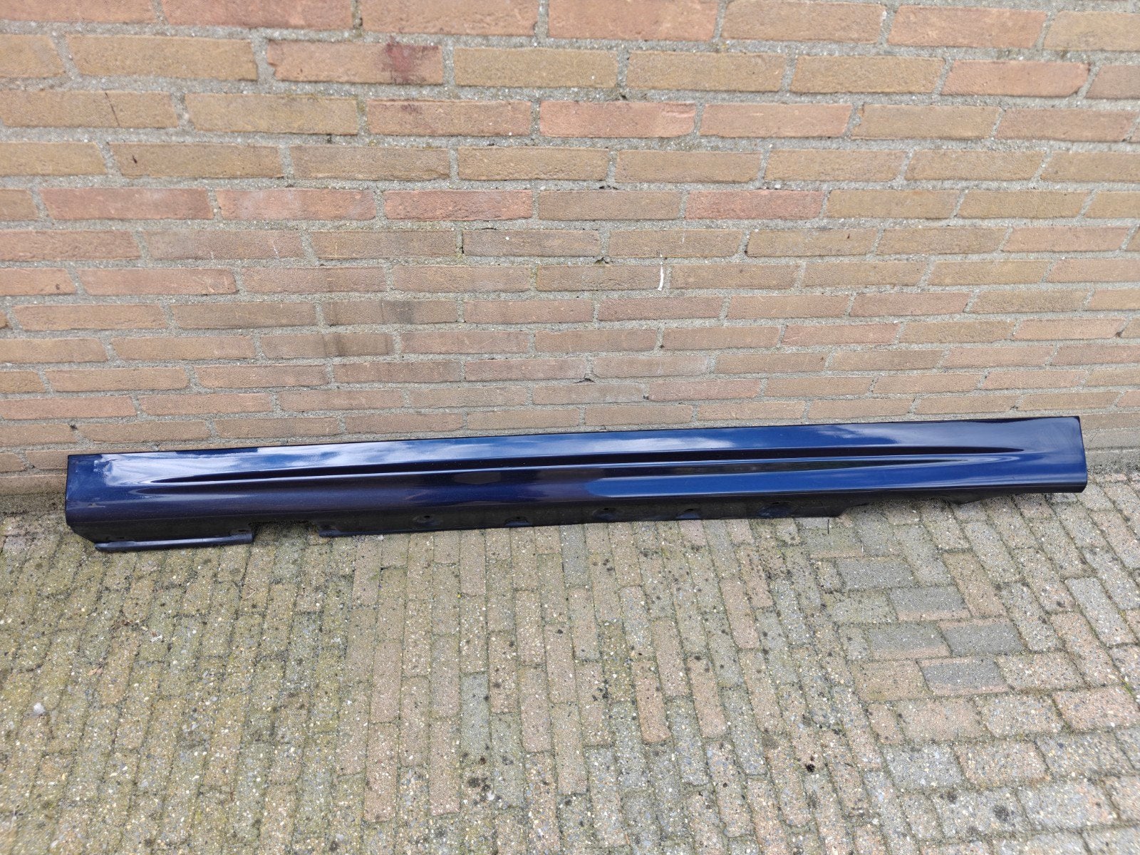 BMW E46 Sedan/Touring sideskirt links Oriëntblau 317, Ophalen, Gebruikt, BMW