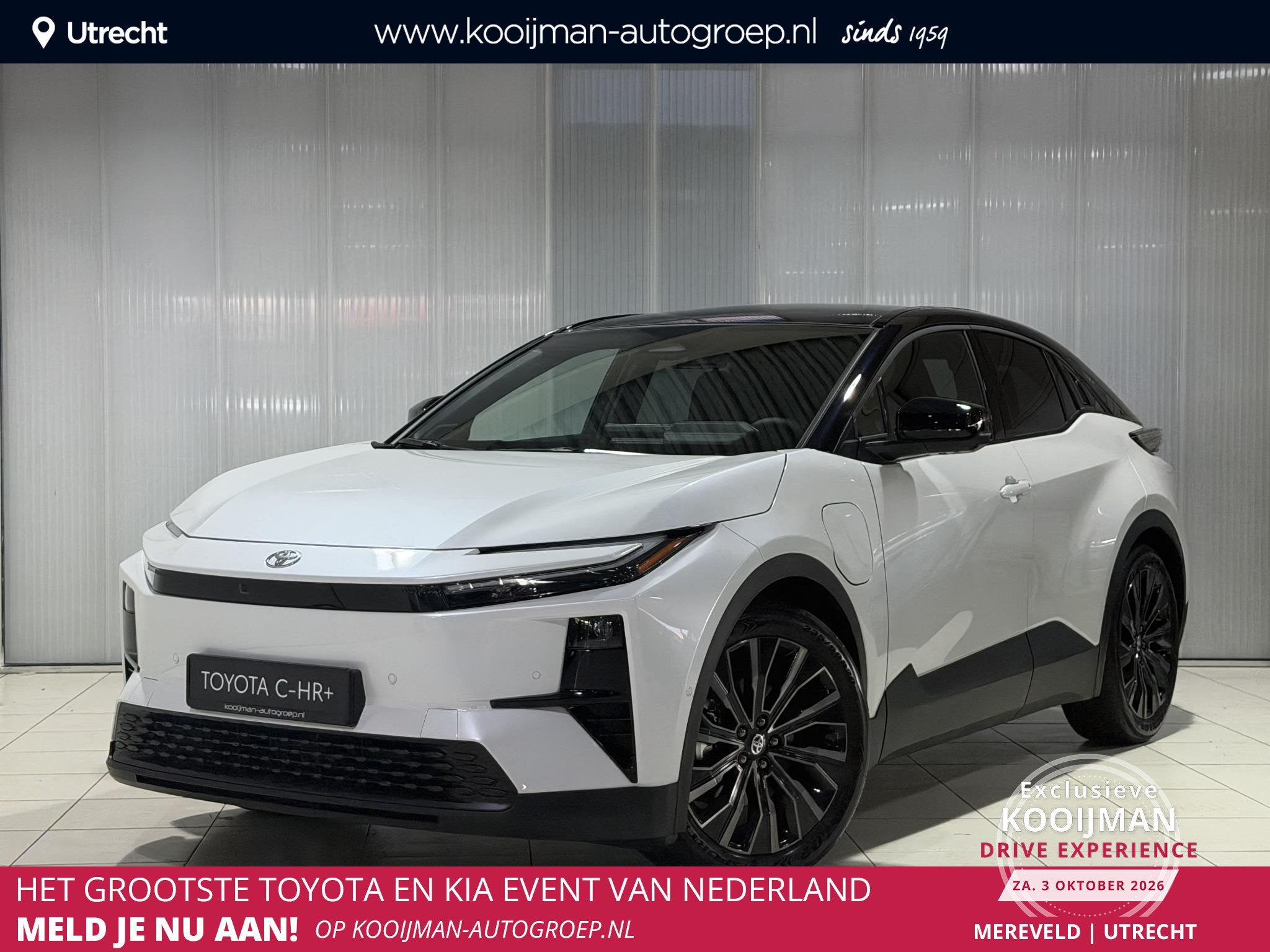 Toyota C-HR+ Executive AWD 77 kWh € 3000 Inruilpremie, Sta, Auto's, Automaat, Dealer onderhouden, Automatische klimaatregeling