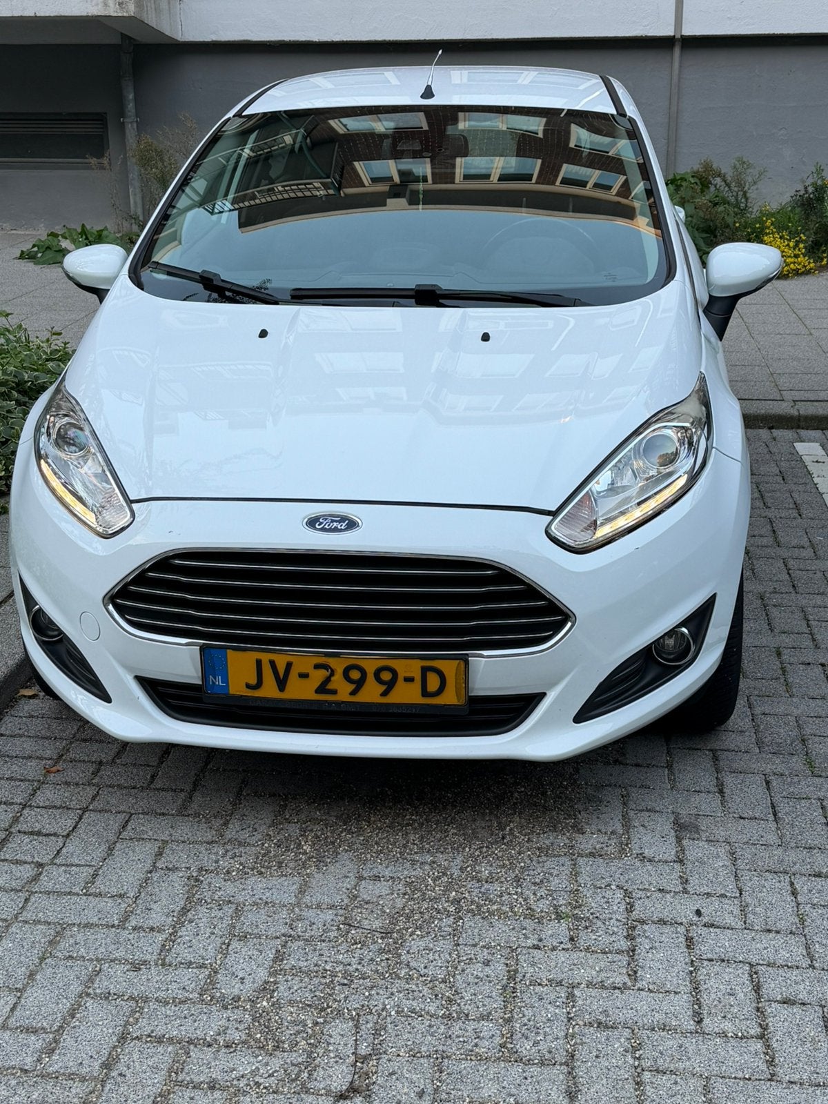 Ford Fiësta 1.0 74KW/100PK 5D 2016 Wit eerste eigenaar!!, Voorwielaandrijving, Zwart, 100 pk, Origineel Nederlands