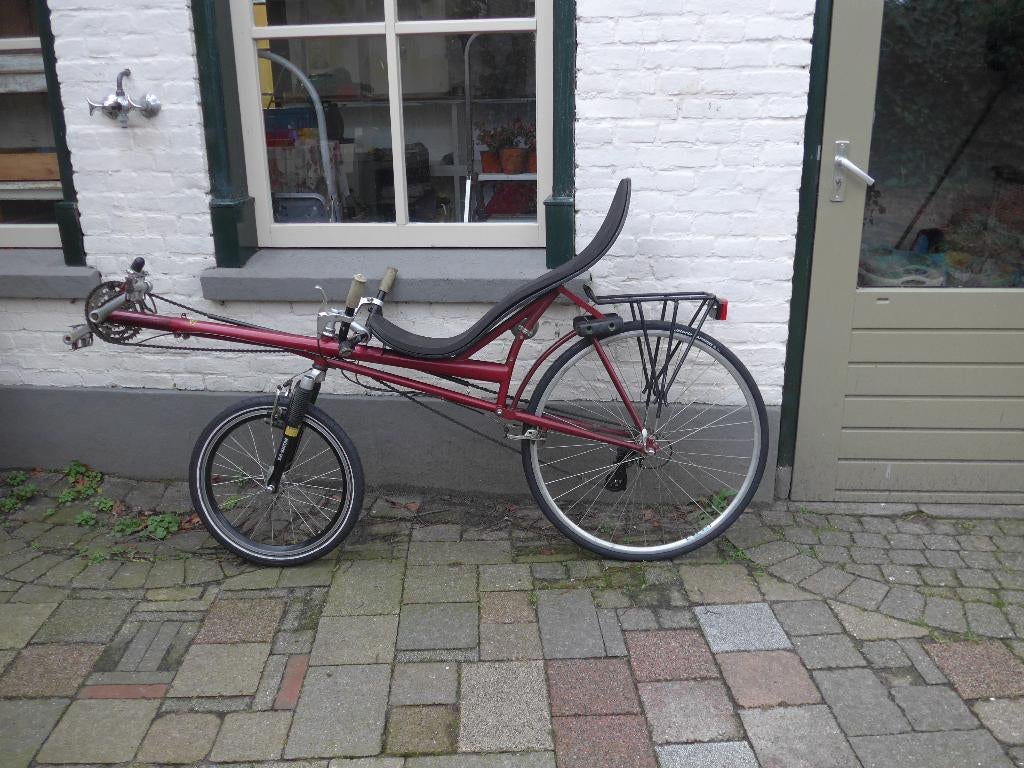 ligfiets, Fietsen en Brommers, Fietsen | Ligfietsen, Gebruikt, Onderstuur, Schijfrem, Ophalen