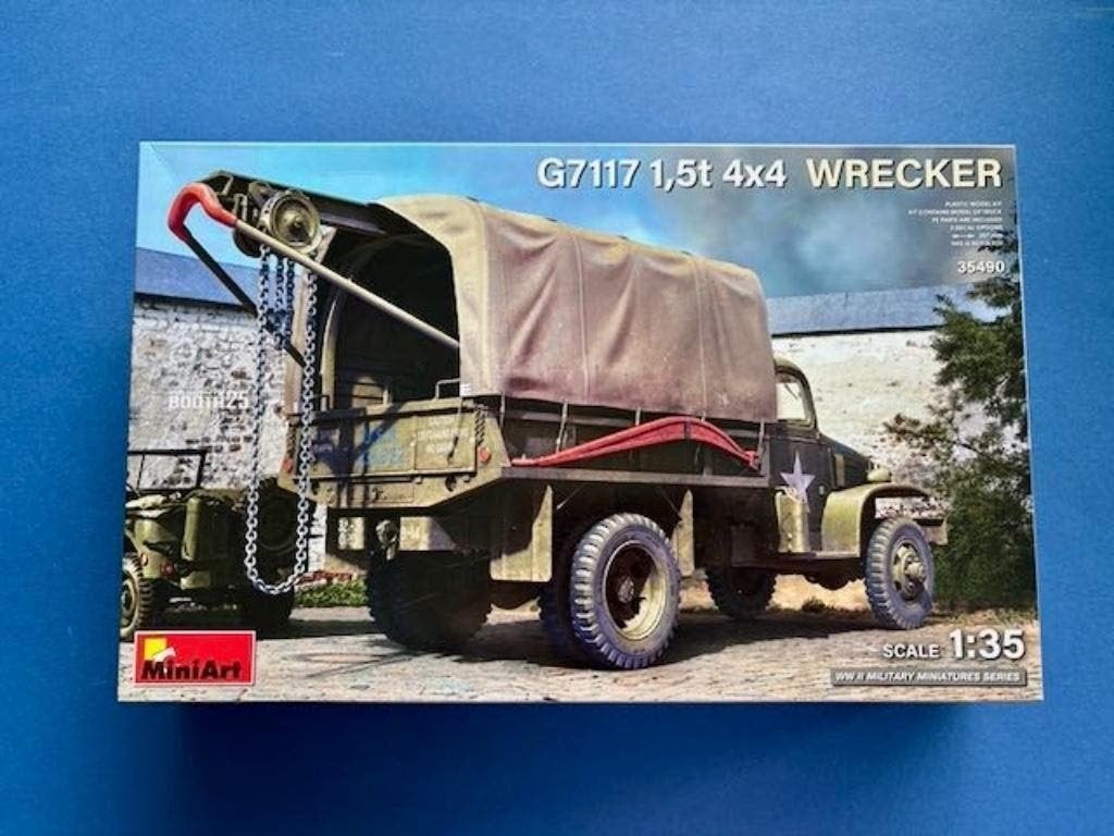 MiniArt	35490	g717 wreckerG7117 1,5t 4x4 Wrecker	1/35, Verzenden, Nieuw, 1:32 tot 1:50, Italeri