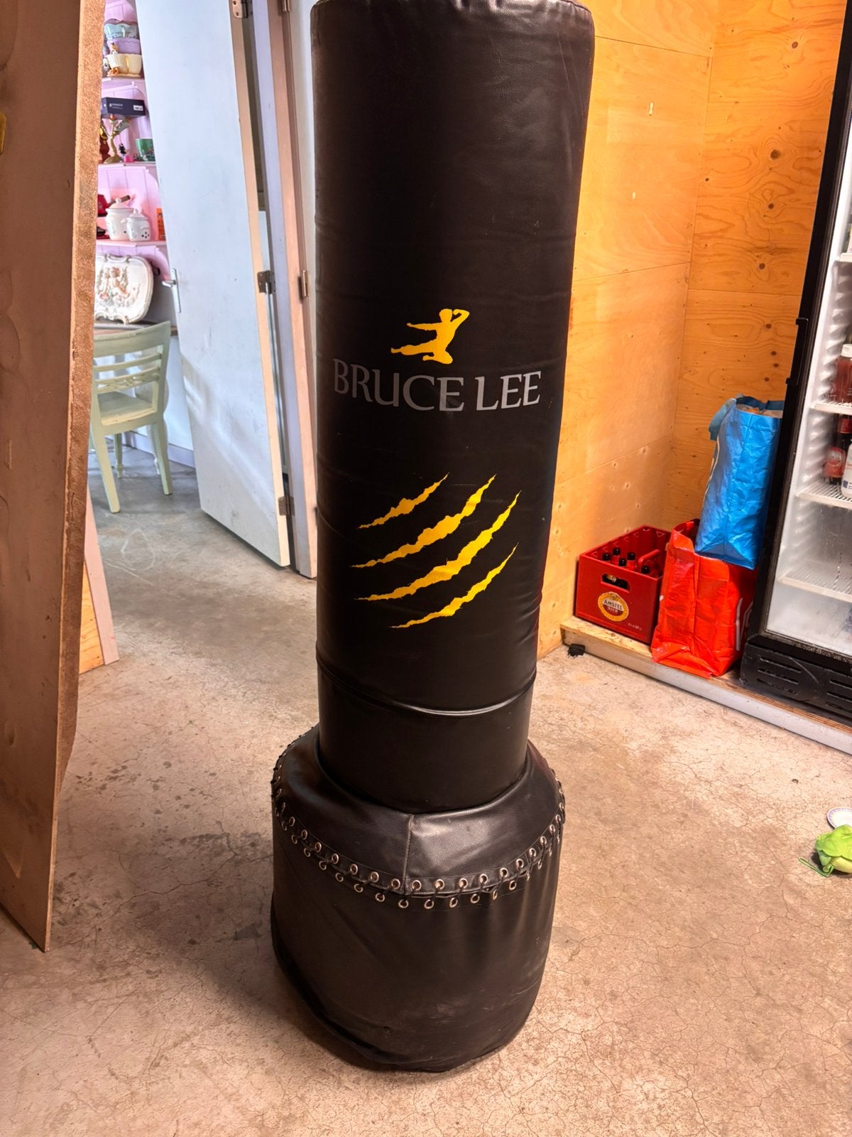 Bruce Lee bokspaal - boxpaal - boxen, Ophalen, Zo goed als nieuw, Bokszak