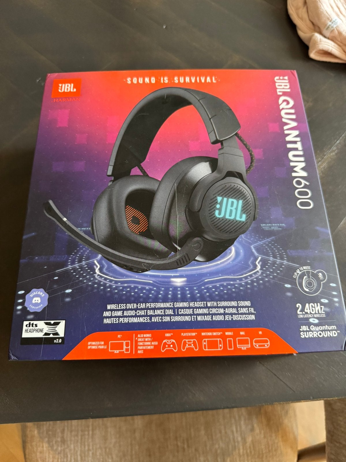 Jbl quantum 600 nieuwstaat, Ophalen of Verzenden, Gaming headset, Zo goed als nieuw, Over-ear
