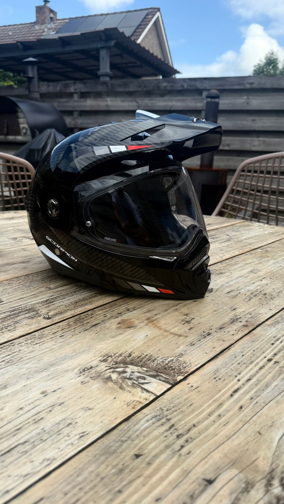 Motorhelm Scorpion ADX-2 maat M, Overige merken, M, Systeemhelm, Ophalen of Verzenden